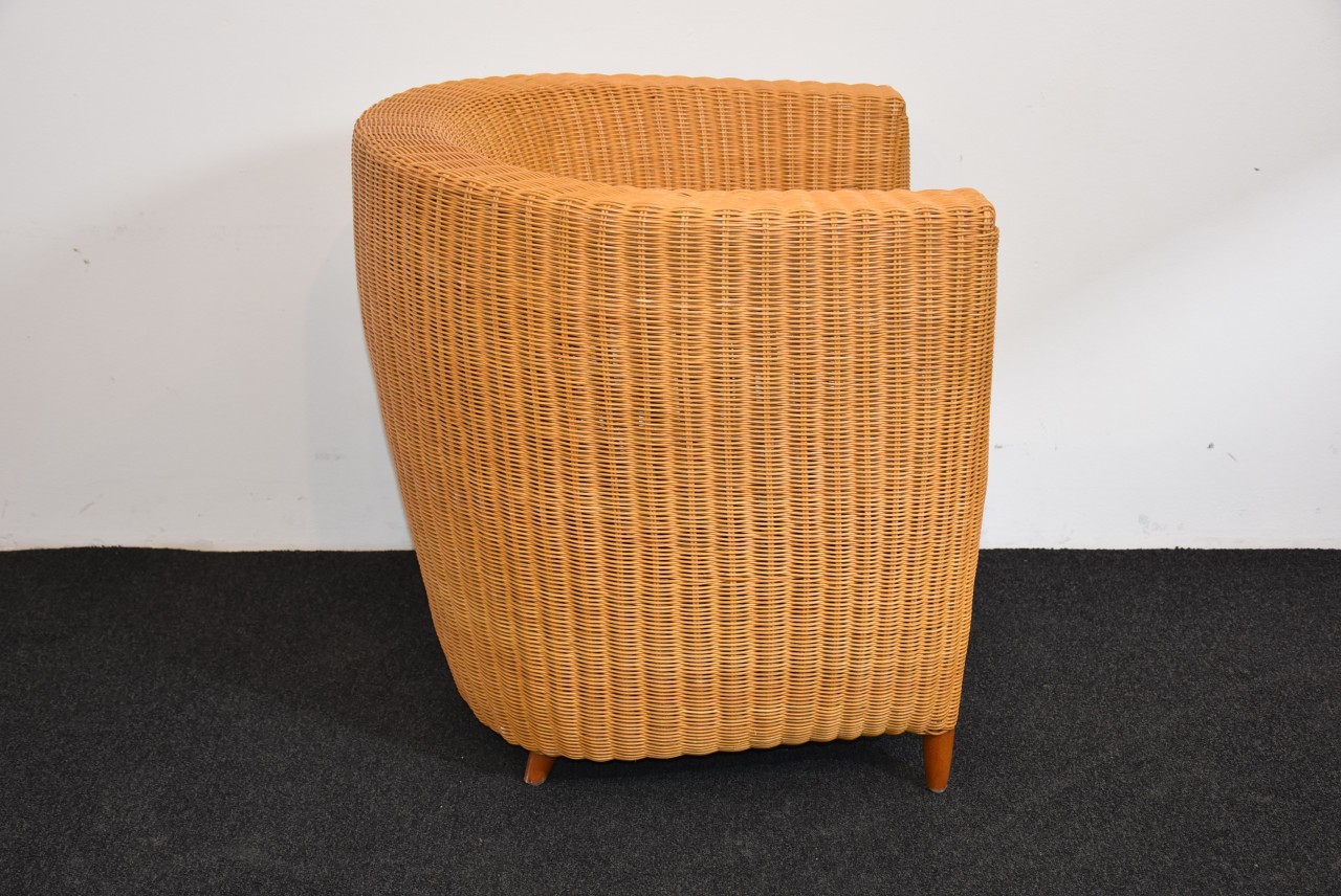 Sessel aus Rattan, gebraucht