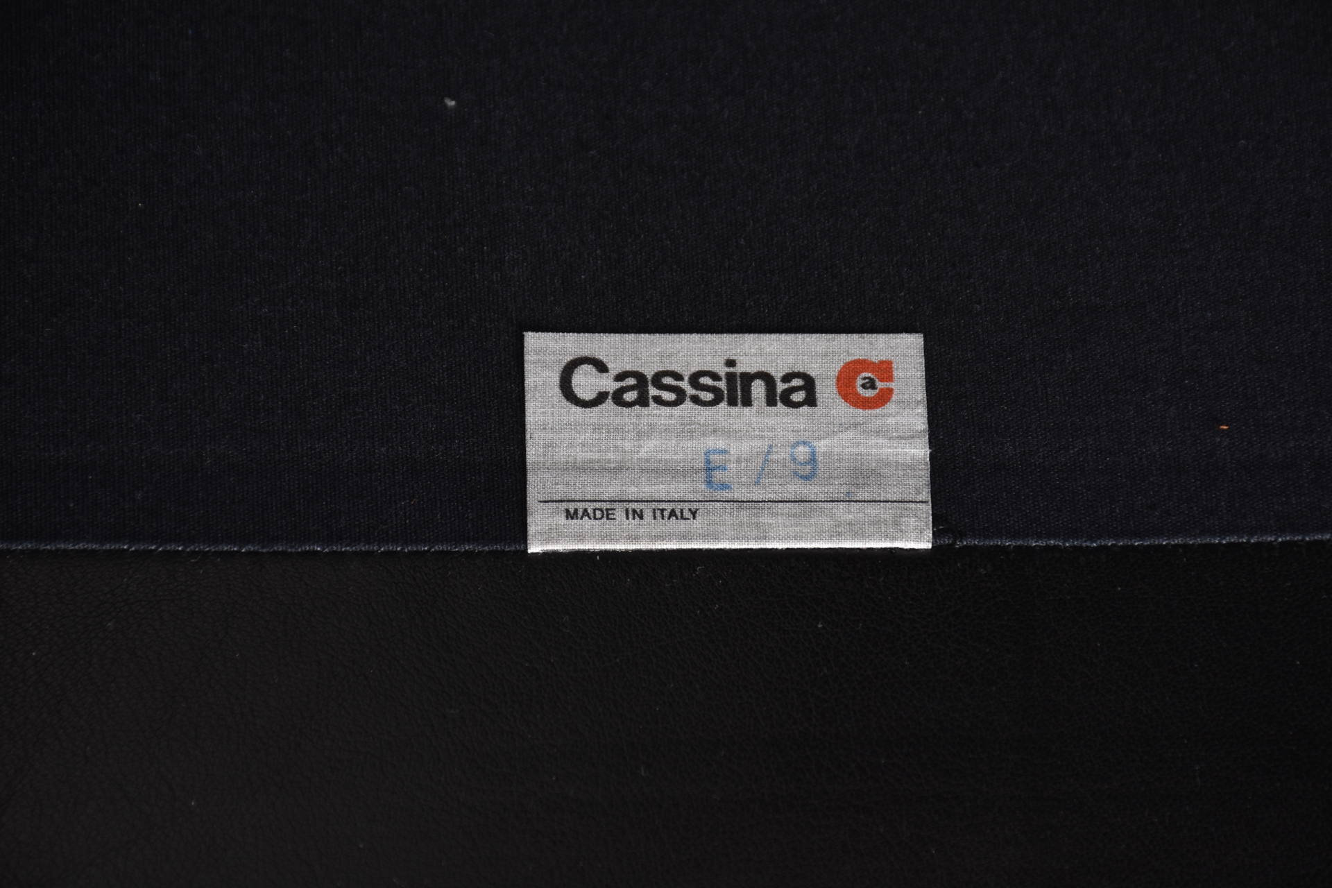 Cassina Italy Sessel Leder schwarz, gebraucht 