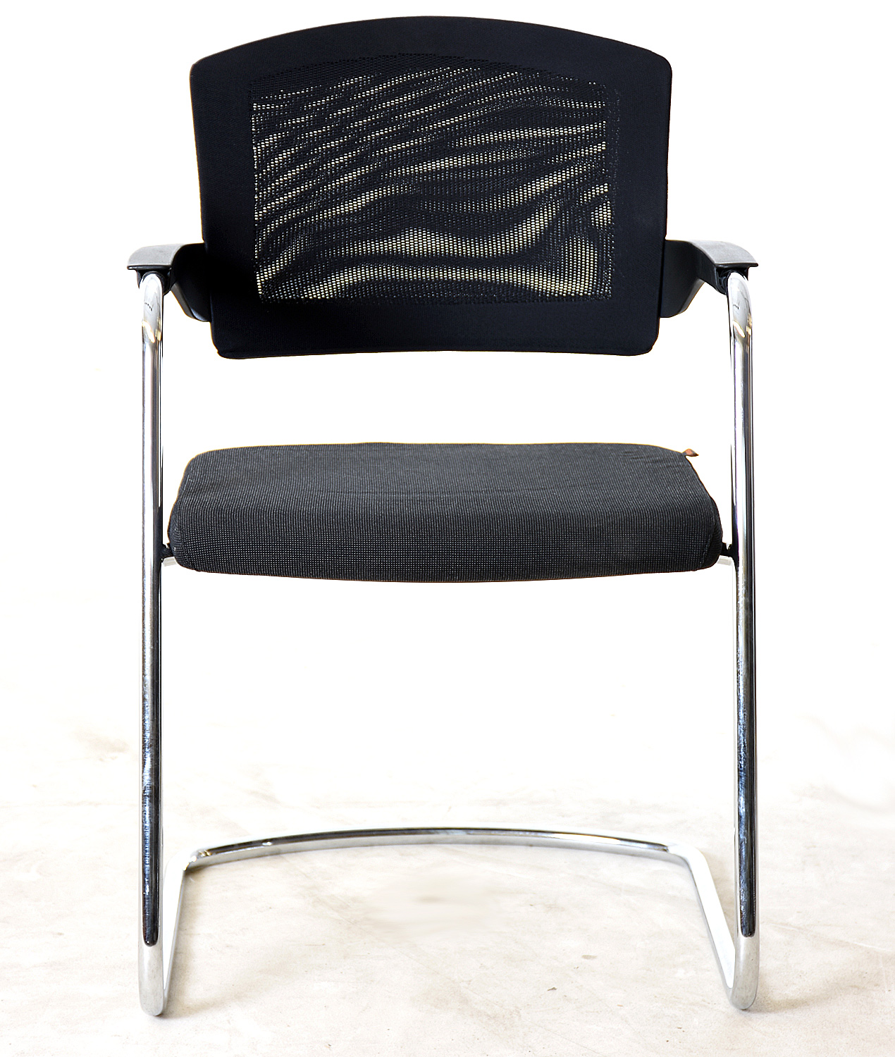 Freischwinger "SITAG" Textilbezug schwarz, gebrauchte Büromöbel
