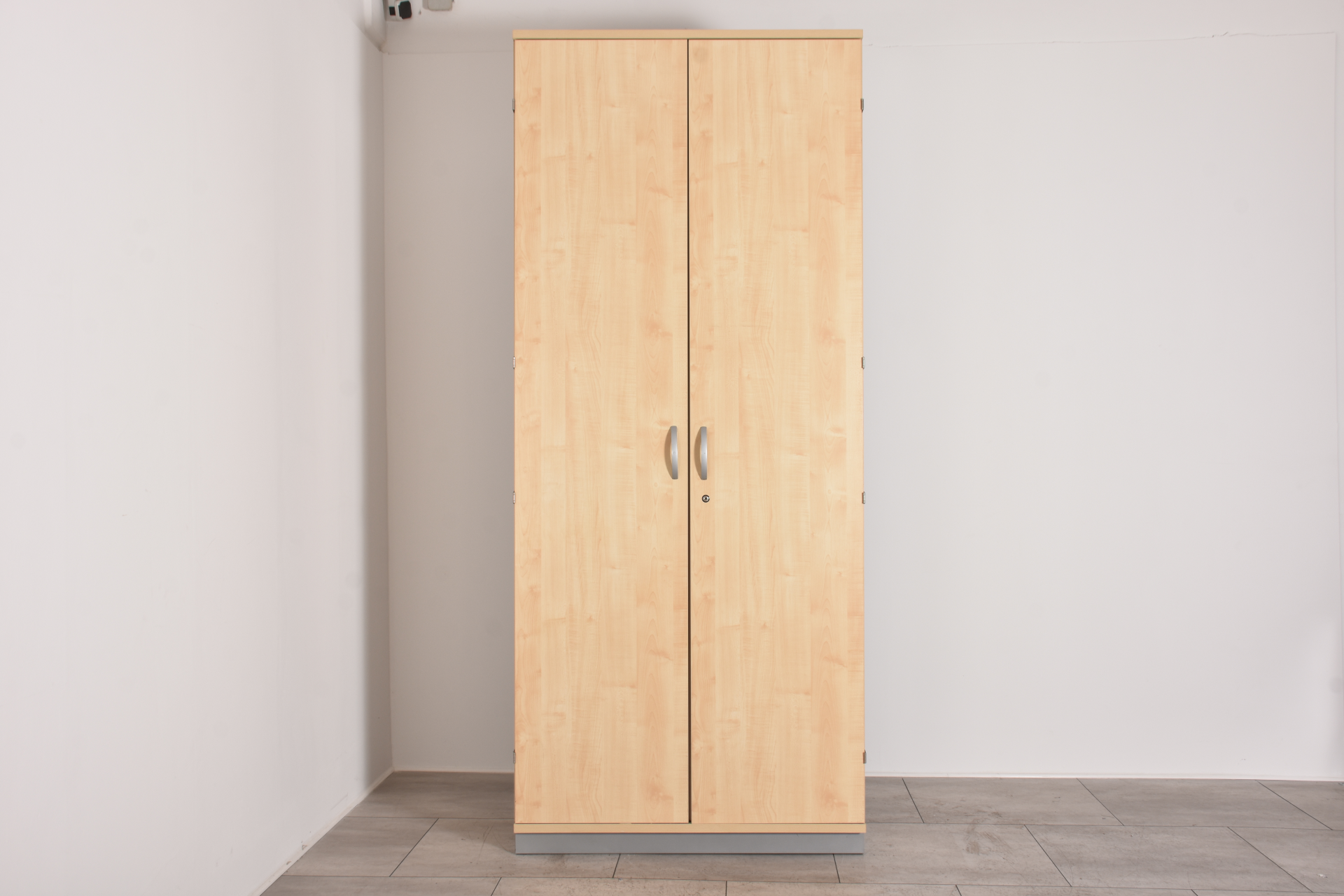 Aktenschrank 6OH, 236x100cm, Ahorn, 2x Flügeltüren, gebraucht