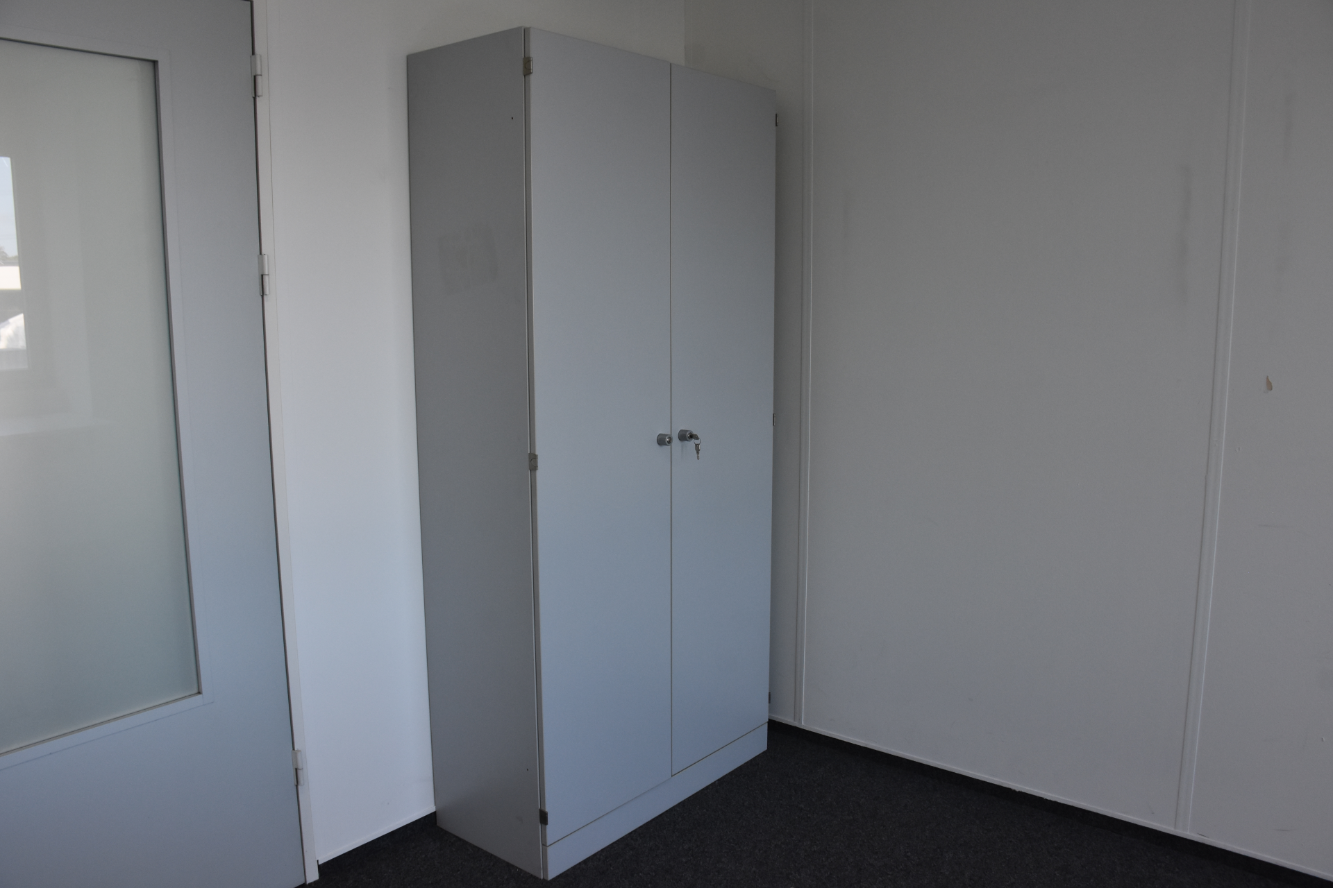 Palmberg Aktenschrank 5 OH,  lichtgrau, 100 cm Breite, gebraucht 