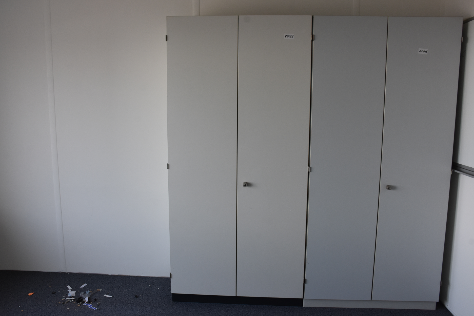 Aktenschrank, 5 OH Breite 100 cm, weiß, gebraucht  