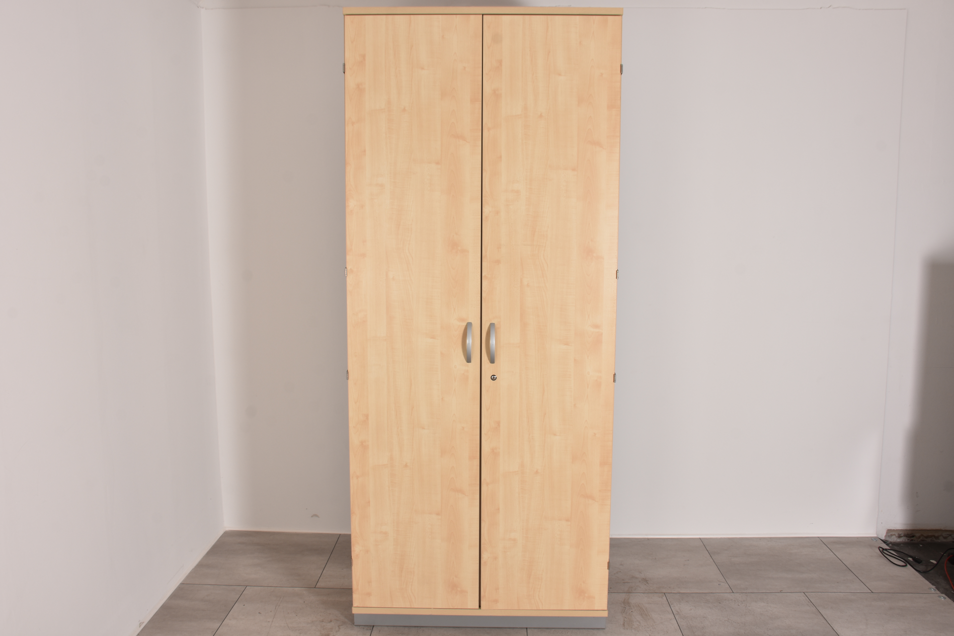 Aktenschrank 6OH, 236x100cm, Ahorn, 2x Flügeltüren, gebraucht