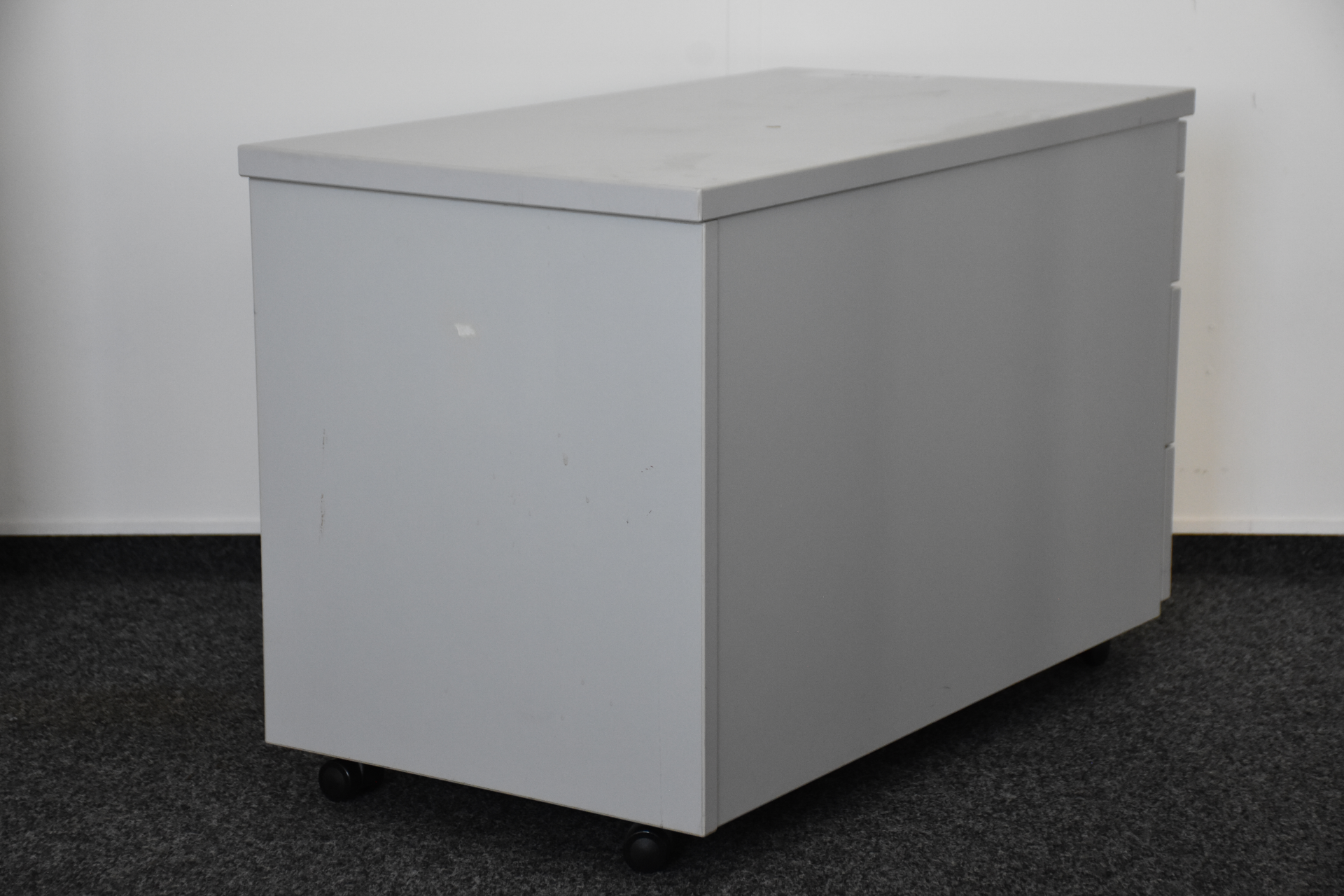 Palmberg Rollcontainer, grau, 4 Schubladen, gebraucht    