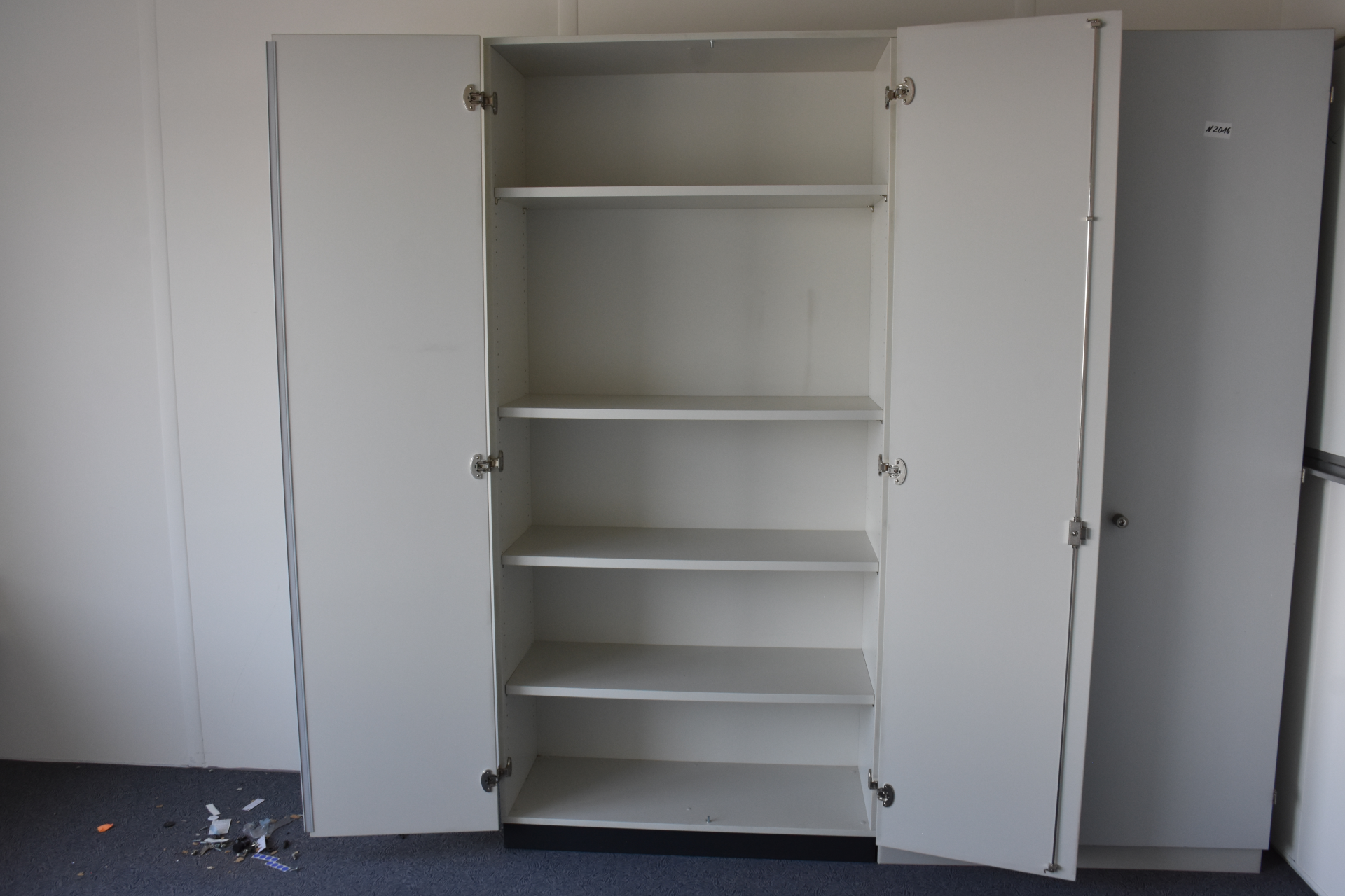 Aktenschrank, 5 OH Breite 100 cm, weiß, gebraucht  